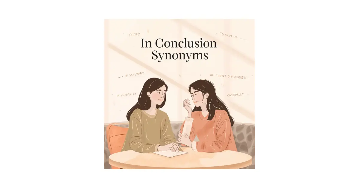 in conclusion synonyms