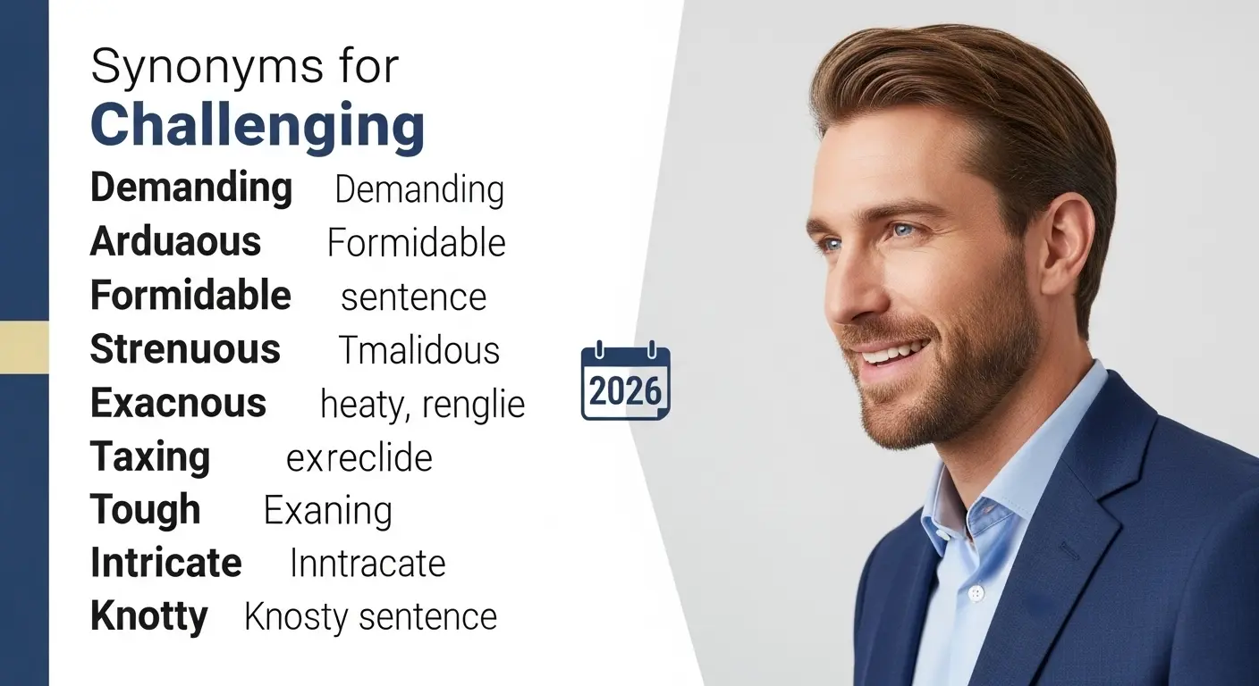 Synonyms for Challenging: