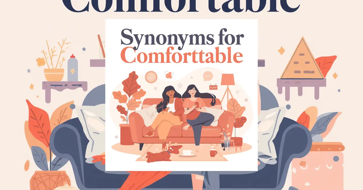 Synonyms for Comfortable