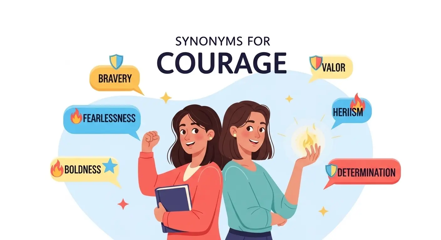 synonyms for courage