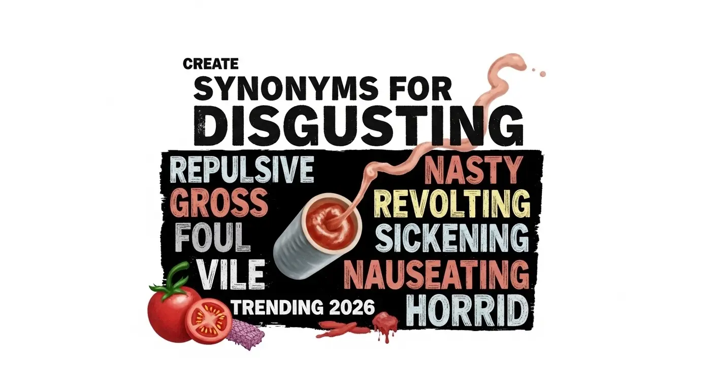 Synonyms for Disgusting