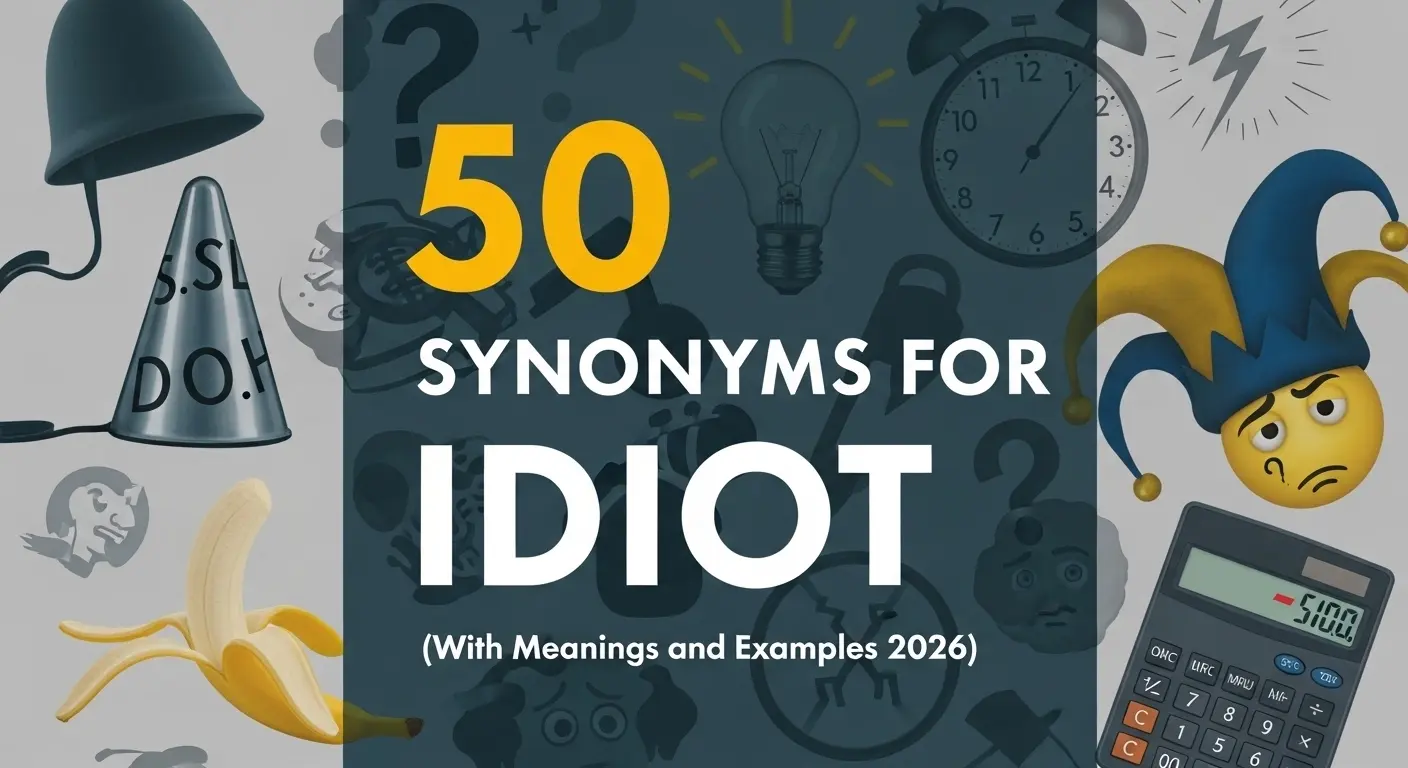 50 Synonyms For Idiot With Meanings And Examples 2026 50 Synonyms For Idiot With Meanings And Examples 2026