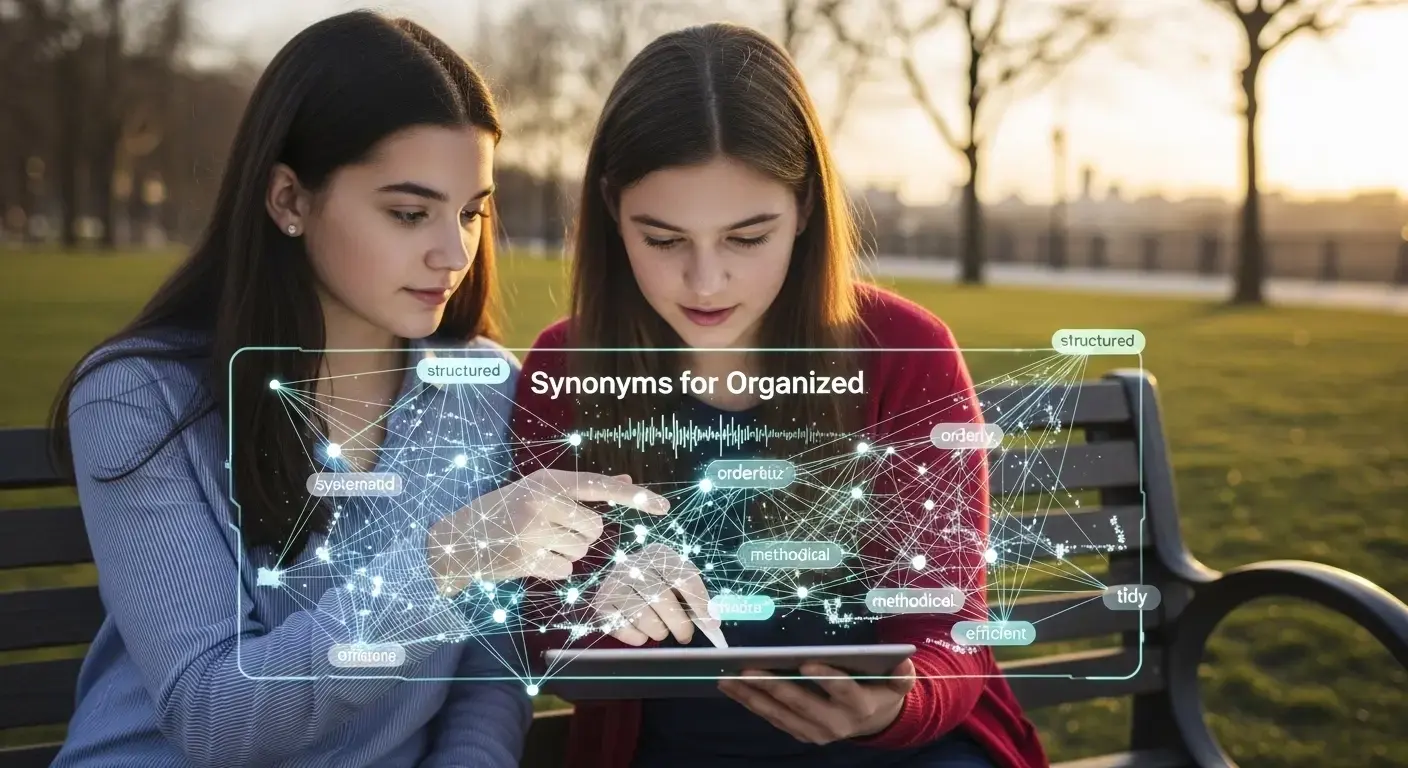 synonyms for organized