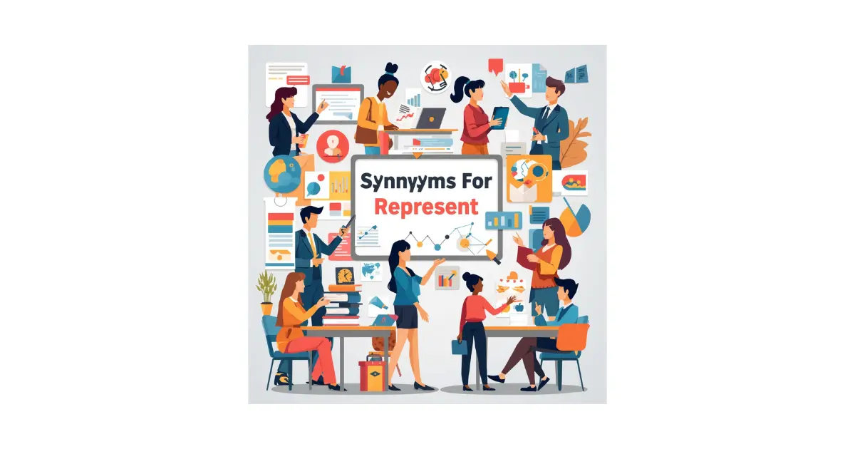 Synonyms for Represent