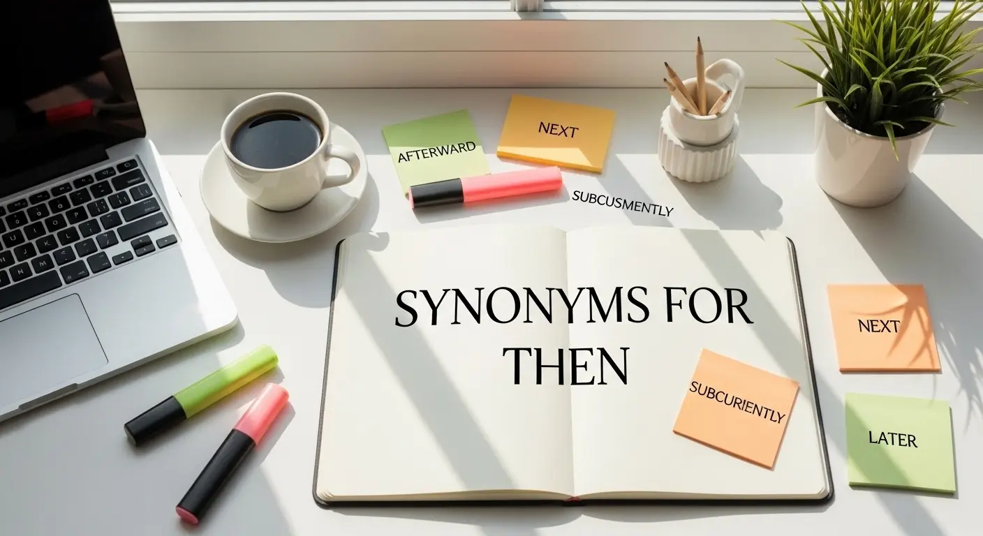 Synonyms for Then