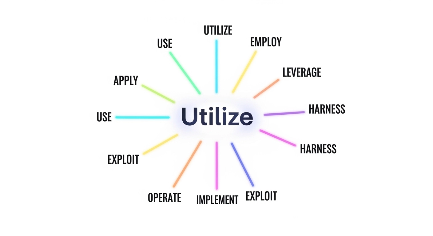 Synonyms for Utilize