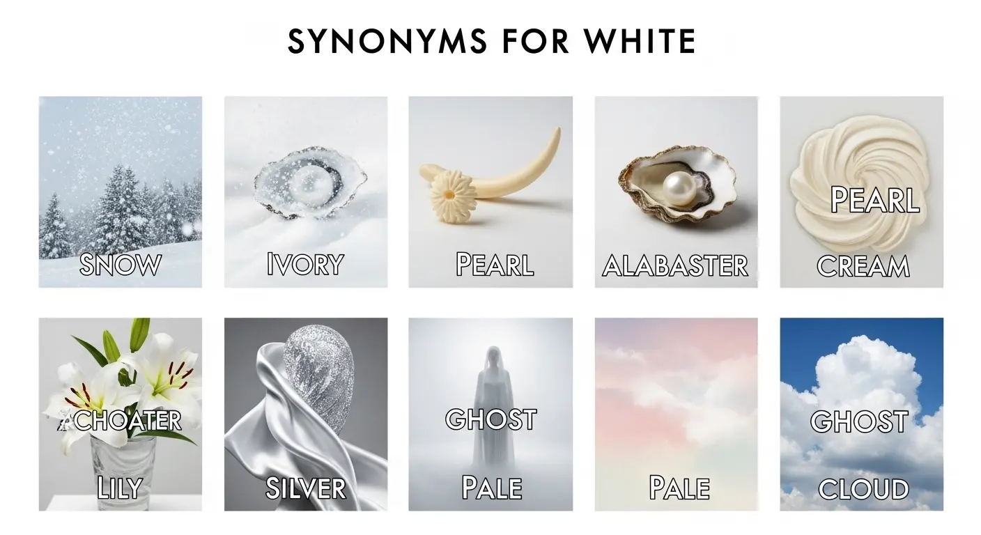 Synonyms for White