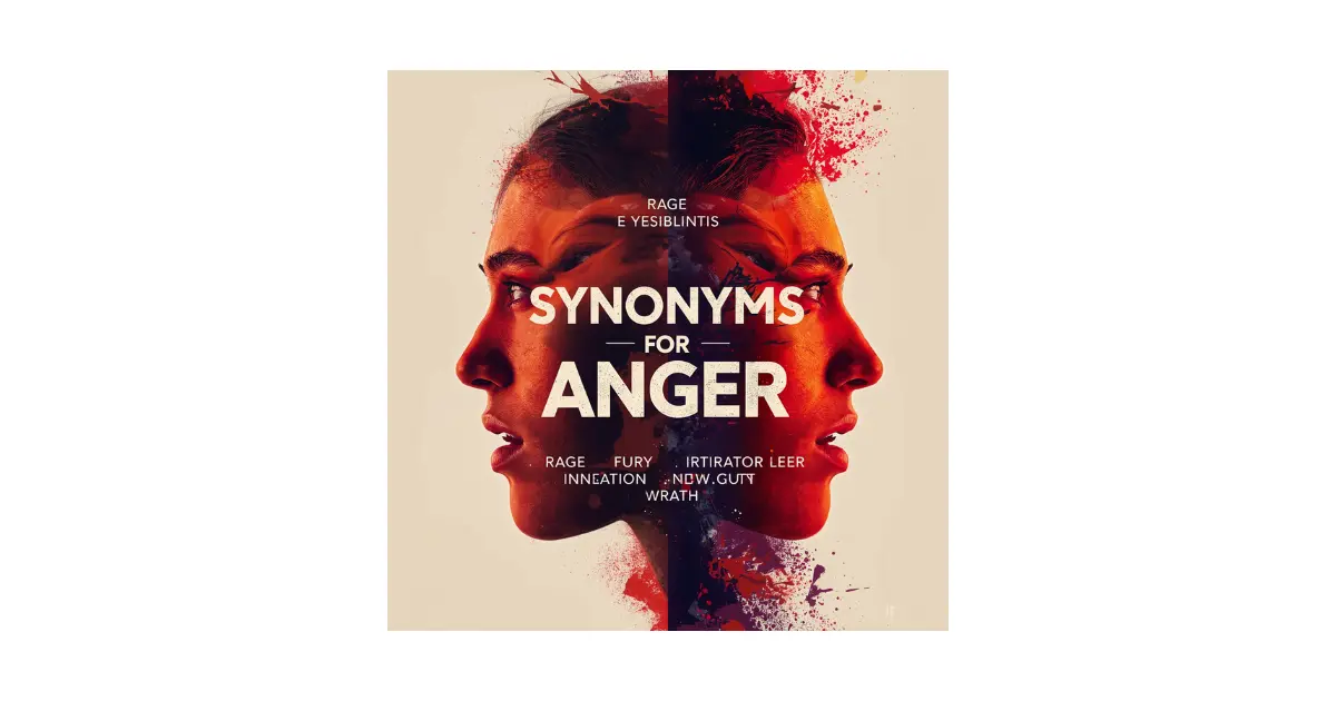 Synonyms for Anger