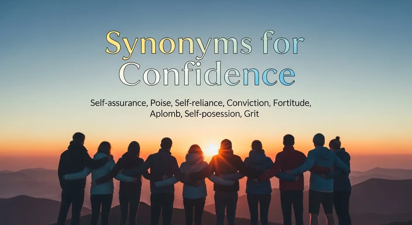 Synonyms for Confidence
