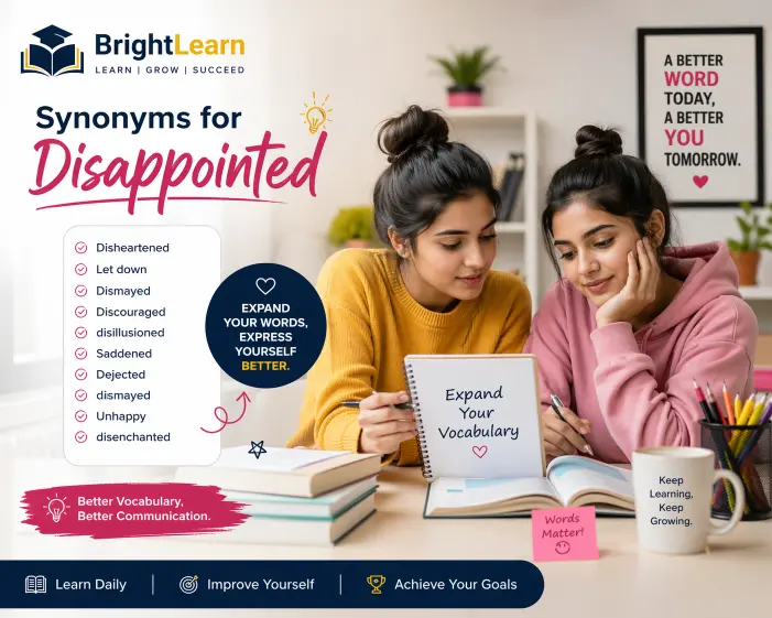 Synonyms for Disappointed