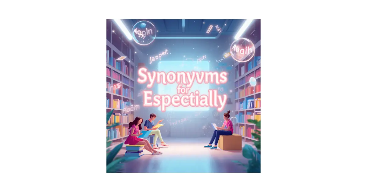 Synonyms for Especially