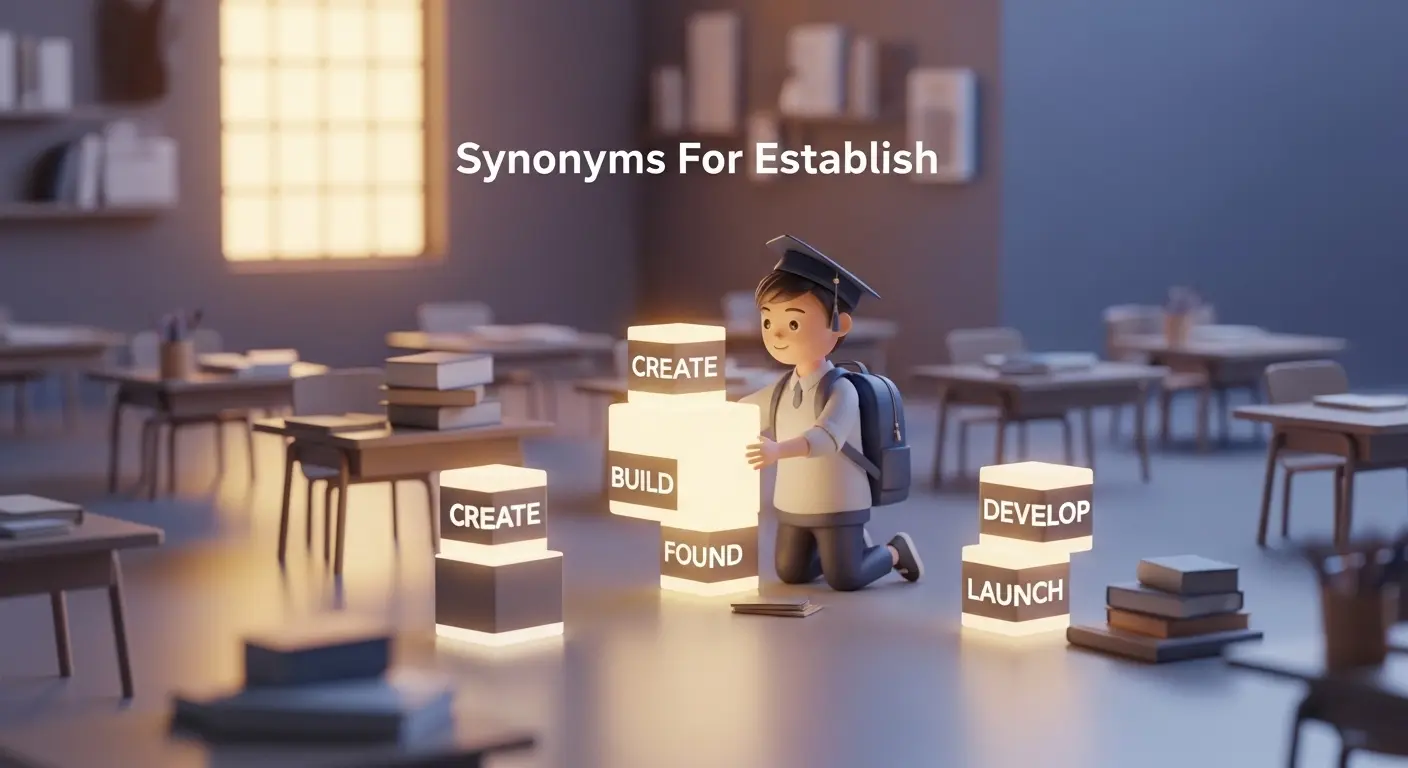 Synonyms for Establish
