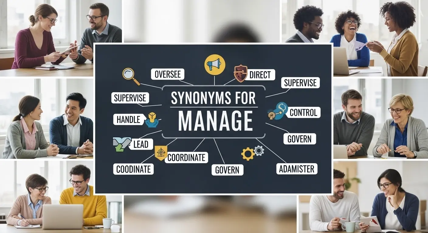 Synonyms for Manage