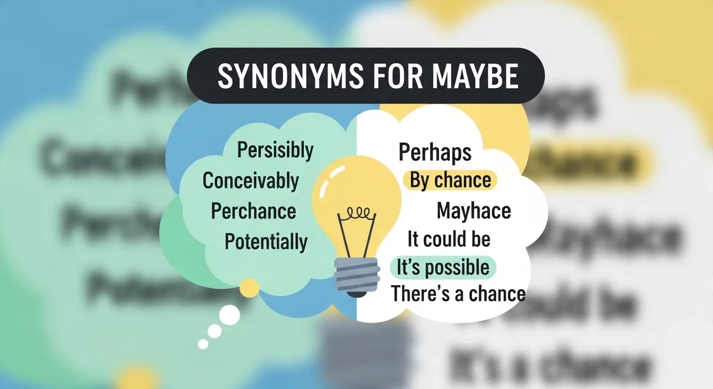 Synonyms for Maybe