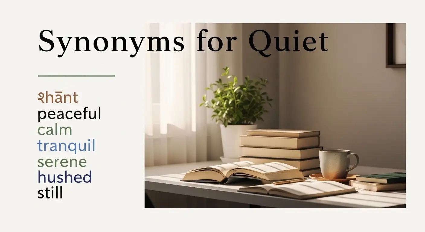 Synonyms for Quiet
