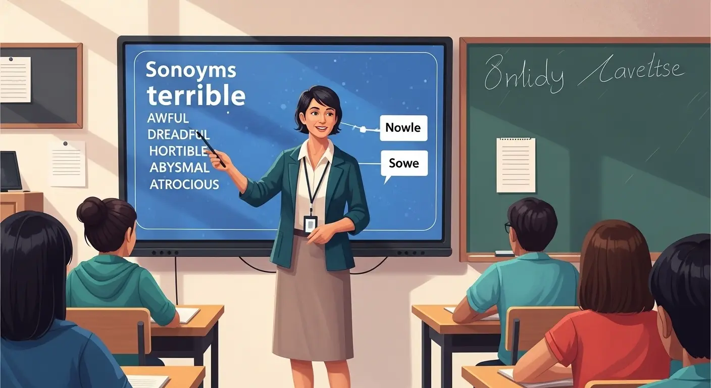 Synonyms for Terrible