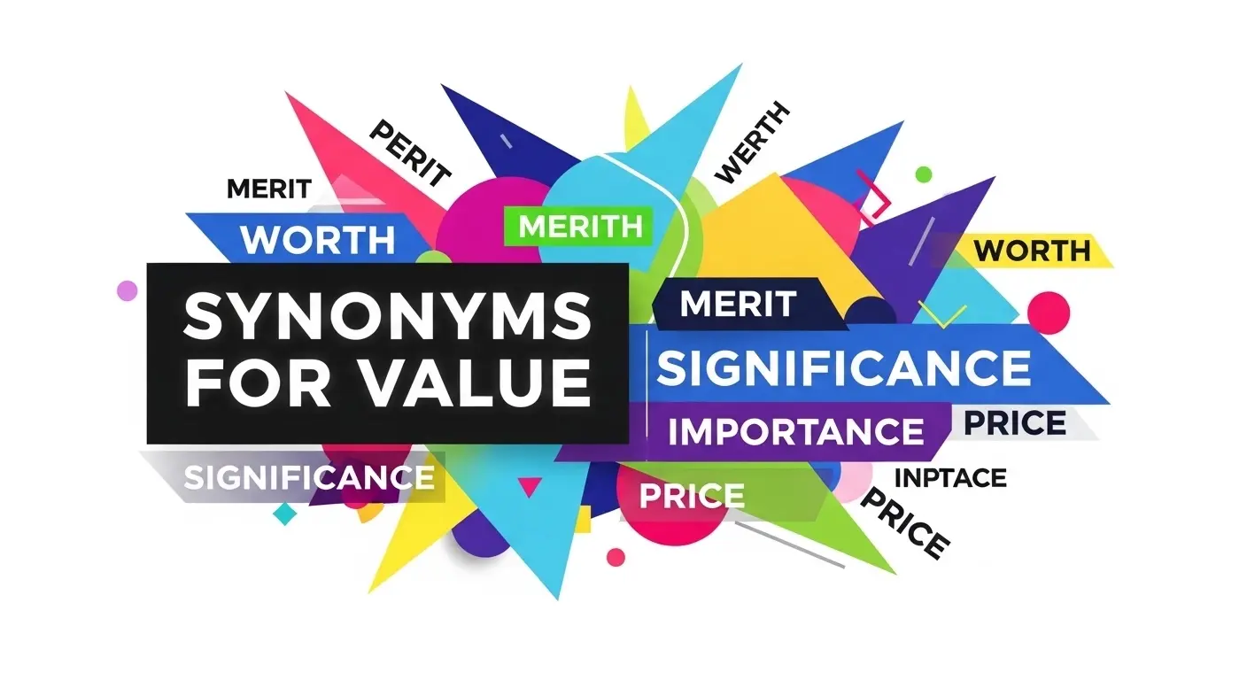 Synonyms for Value