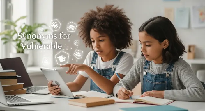 Synonyms for Vulnerable