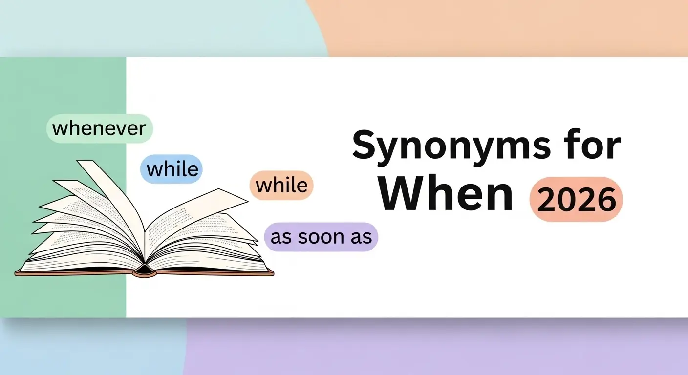 Synonyms for When