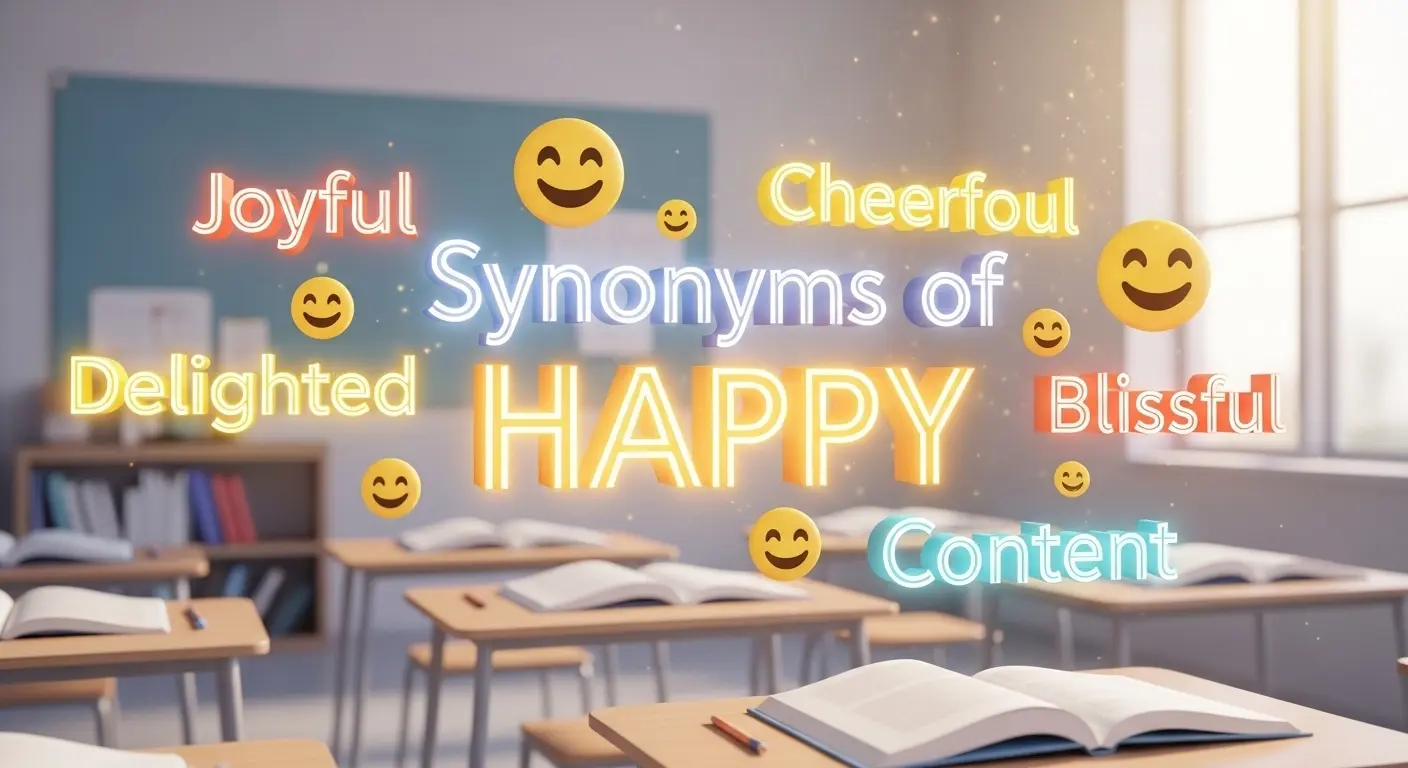 Synonyms of Happy