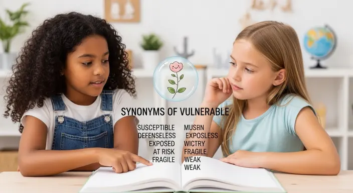 Synonyms of Vulnerable