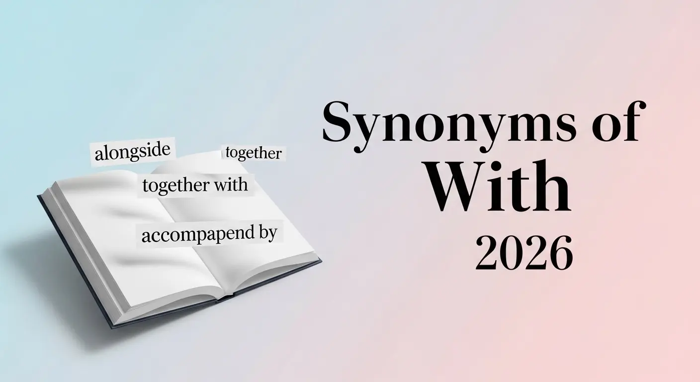 Synonyms of With