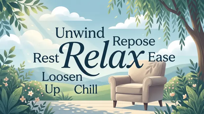 Synonyms for Relax