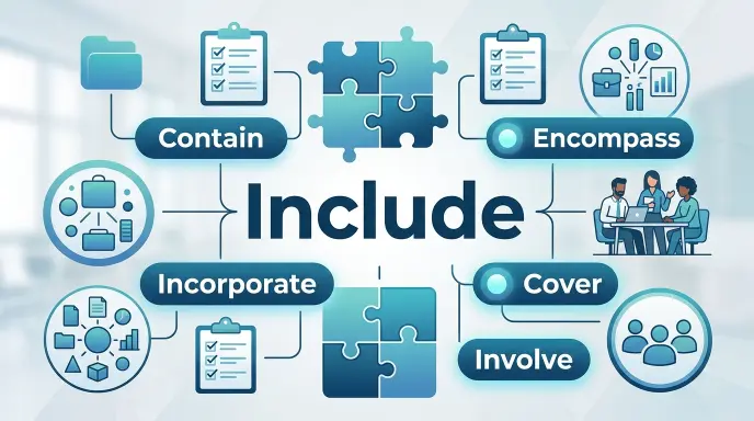 Synonyms for Include